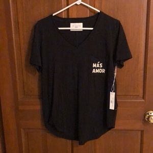 SOL ANGELES black pocket tee!! Brand new!!